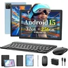 Image de Tablette tactile TAKINURU 101 pouces Android 15 32 Go + 256 Go Octa-Core Wi-Fi 5G Port Type-C Batterie de 8000 mAhBleu