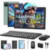 Image de Tablette tactile TAKINURU 101 pouces Android 15 32 Go + 256 Go Octa-Core Wi-Fi 5G Port Type-C Batterie de 8000 mAhVert