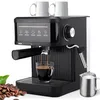 Image de Machine à café Expresso semi-MK868-automatique - 20BAR - Mousse lait concentrée-1.5L-850w-écran tactile-Coupe simple double-noir