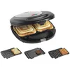 Image de Croque-gaufre-grill 3en1 760w Noir - Asm8010
