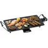 Image de Bestron Plancha/Plaque de cuisson teppanyaki électrique antiadhésive 1000 W Noir