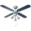 Image de Bestron Ventilateur De Plafond Gris Argenté 102 Cm 50 W Dlhb42s