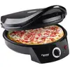Image de Bestron four a pizza électrique, pour pizza faite maison ou surgelée, jusqu'a ø 27cm, 1800 watts, couleur: noir BES8712184058228