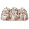 Image de Patisse - moule 9 mini-kouglofs rose cuivré 04521 - les spécifiques 04521