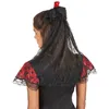 Image de barrette pour cheveux avec voile noir
