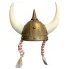 Image de Casque viking avec tresses adulte