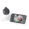 Image de Babyphone vidéo écran 2.8 pouces vision nocturne audio bidirectionnel mode eco alecto blanc DVM-77