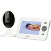 Image de Babyphone vidéo avec caméra et écran 4.3 vision nocturne audio bidirectionnel alecto blanc DVM-140