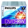 Image de Philips DN4S4J05F - 5 x DVD-RW - 4.7 Go (120 minutes) 1x - 4x - boÃ®tier CD en occasion ou reconditionné
