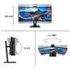 Image de Écran - Philips - 346P1CRH/00 - 34 pouces - USB-C - WQHD incurvé - Webcam sécurisée