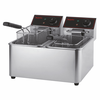 Image de Friteuse Professionnelle À Poser Inox 2 X 8 Litres - Pujadas