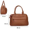 Image de Grand Bébé Sac à Langer Marron cuir artificiel avec Tapis a Langer Kidzroom Care
