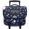 Image de Cartable à roulettes MILKY KISS Heart of Gold 38 cm tigre