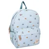 Image de Sac à dos enfant - BB ET CO - Kidzroom - Bleu (motif véhicules) - Capacité généreuse - Confort