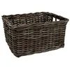 Image de FASTRIDER - Panier en rotin pour vélo - gris