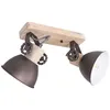 Image de Plafonnier - GEARWOOD - Vintage - Bois - H 17 cm - Spot orientable