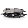 Image de Raclette en Pierre Princess 162710 - 8 poêles - Revêtement antiadhésif - 1200 W