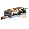 Image de Princess Gril à raclette en pierre avec 8 poêles 1300 W 162820