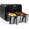 Image de Friteuse sans huile - Princess - 182074 - Double panier - 2 x 4 litres - 1600 W