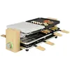 Image de Princess Pure 8 Appareil à raclette revêtement anti-adhésif 8 poêlons noir pierre bambou