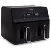 Image de Tristar airfryer numérique FR-9040-2x4 L - 2 kg de frites - 8 programmes ou réglages manuels - Double panier avec hublots