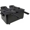 Image de Inventum Friteuse Double 2x2,5 L Noire 2x1800 W