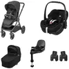 Image de MAXI-COSI Pack poussette naissance Oxford+ Cosi Pebble 360 Pro 2 Embase Familyfix 360 Pro Twillic Black