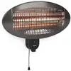 Image de Chauffage Mural De Patio Ka-5286 2000 W Quartz Noir Tristar