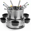 Image de Princess Ensemble À Fondue 800 W Acier Inoxydable Gris