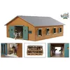 Image de Écuries De Ferme Avec 7 Compartiments 1:24 Kids Globe