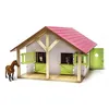 Image de Écuries De Ferme Avec 2 Compartiments Et 1 Atelier 1:24 Kids Globe