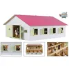 Image de Écurie De Chevaux Avec 7 Box À Cheveux 1:24 Rose 610189 Kids Globe