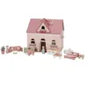 Image de Maison de poupée - LITTLE-DUTCH - Petite - Rose - A monter soi-même - Pour enfants à partir de 3 ans