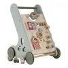 Image de Chariot de marche avec activités en bois FSC - Little Farm