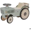 Image de Jouet - Tracteur A 4 Roues En Bois Fsc Little Farm - Vert - Améliore les compétences motrices - 12 mois à 5 ans