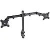 Image de Support écran double - Trust - GXT 1120 Mara - Bras double moniteur - 13-32 pouces - VESA 75/100 - Réglable - Noir