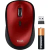 Image de Souris sans Fil - Trust - Yvi+ - 800-1600 DPI - Silencieuse - Durable - Rouge