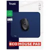 Image de Trust Boye Tapis de Souris Conception Durable Matériaux Recyclés Base Antidérapante 250 × 210 × 3 mm Lavable en Machine - Bleu