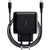 Image de Trust Maxo Chargeur USB-C de 65W 75% à Partir de Matériaux Recyclés Rapide Câble USB-C 2m Adaptateur Secteur - Blanc