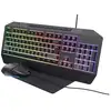 Image de Pack gaming 3 en 1 trust duox clavier azerty souris et tapis noir