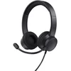 Image de Trust Hs-260 Casque Avec Fil Minerve Bureau/centre D'appels Usb Type-a Noir