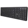 Image de Trust Vaiya Clavier sans Fil Bluetooth + 2.4Ghz AZERTY Français Rechargeable 55% Plastique Recyclé Windows iOS macOS Android