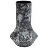 Image de Vase en métal mosaic marble noir