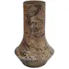 Image de Vase en métal mosaic marble marron