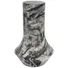 Image de Vase en métal mosaic marble blanc