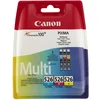 Image de Pack de cartouches d'encre d'origine 3 couleurs CLI-526C M Y CANON