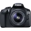 Image de Canon EOS 1300D - Appareil photo numérique - Reflex - 18.0 MP - APS-C - 1080p / 30 pi/s - 3x zoom optique objectif EF-S 18-55 mm DC III - Wi-Fi, NFC - noir en occasion ou reconditionné