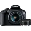 Image de CANON EOS 2000D Appareil photo Reflex 241 Mpx + 2 Objectifs EF-S 18-55 IS II & EF 50mm F/18 STM