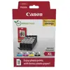 Image de Multipack Cartouches D'encre + Pack Papiers Photo - Canon - Cli-581xl Noir/cyan/magenta/jaune - Haut Rendement