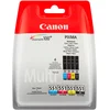 Image de Pack de cartouches d'encre d'origine noir + 3 couleurs CLI-551 CANON